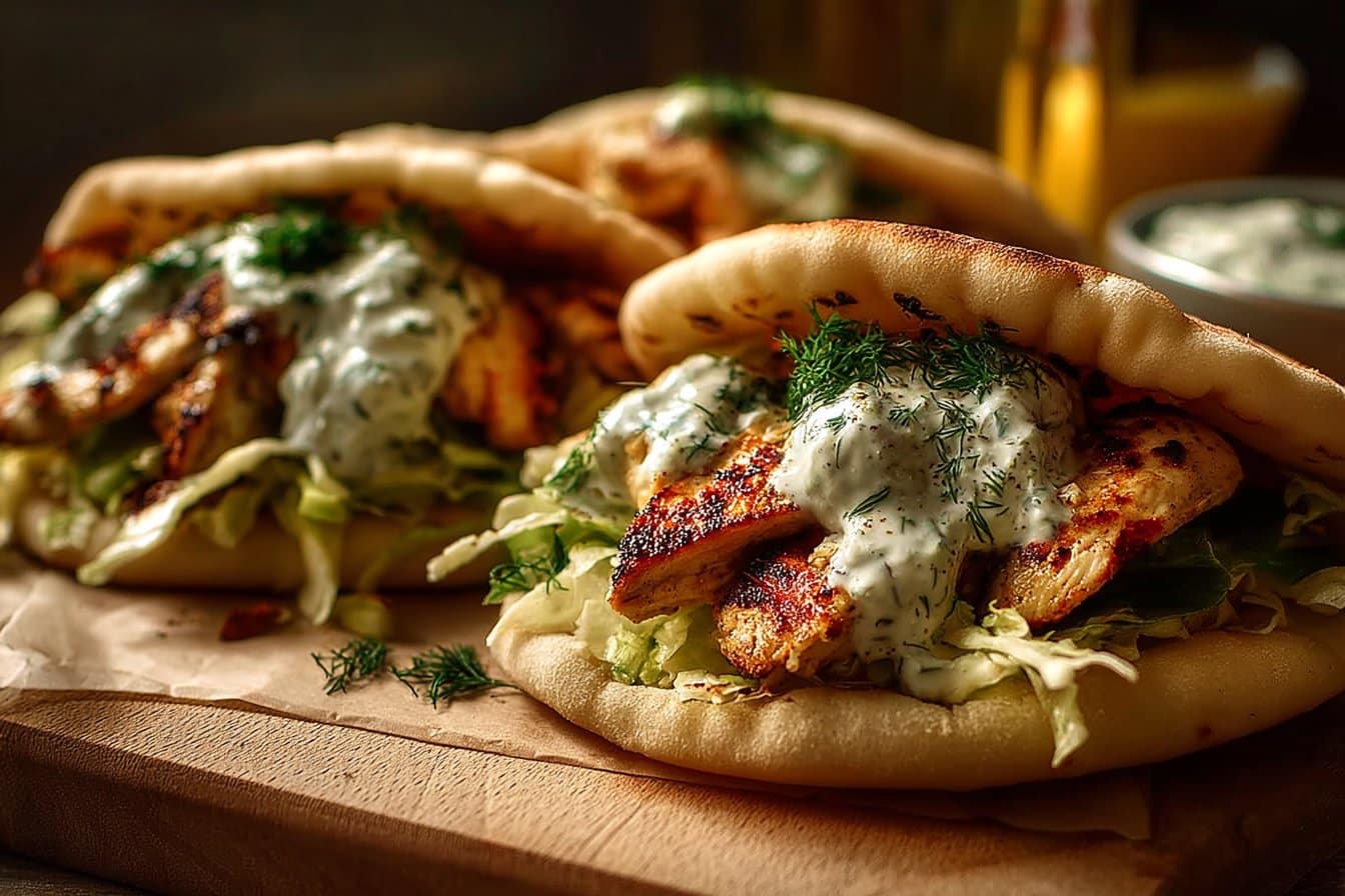 Sheet Pan Chicken Pitas with Herby Ranch 4 Sheet Pan Chicken Pitas with Herby Ranch