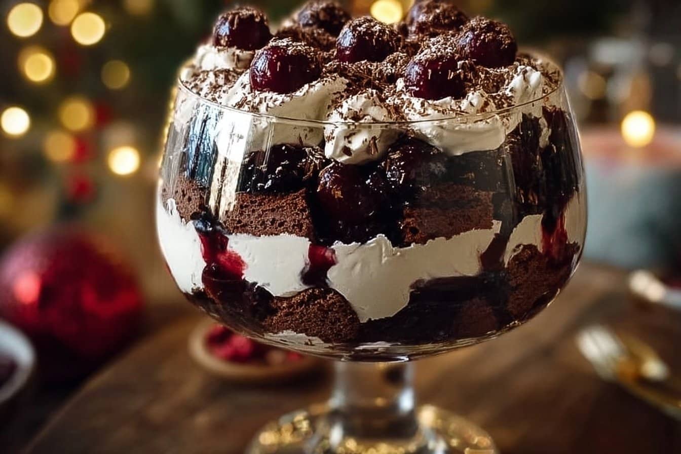 Black Forest Trifle for Christmas 4 Black Forest Trifle for Christmas