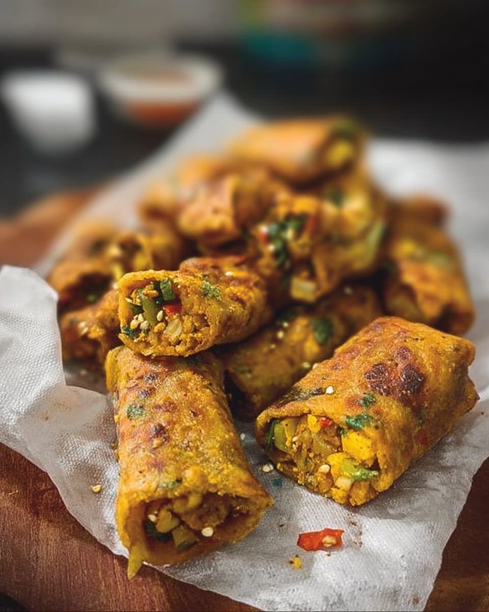 Schezwan Vegetable Roti Roll 4 Schezwan Vegetable Roti Roll