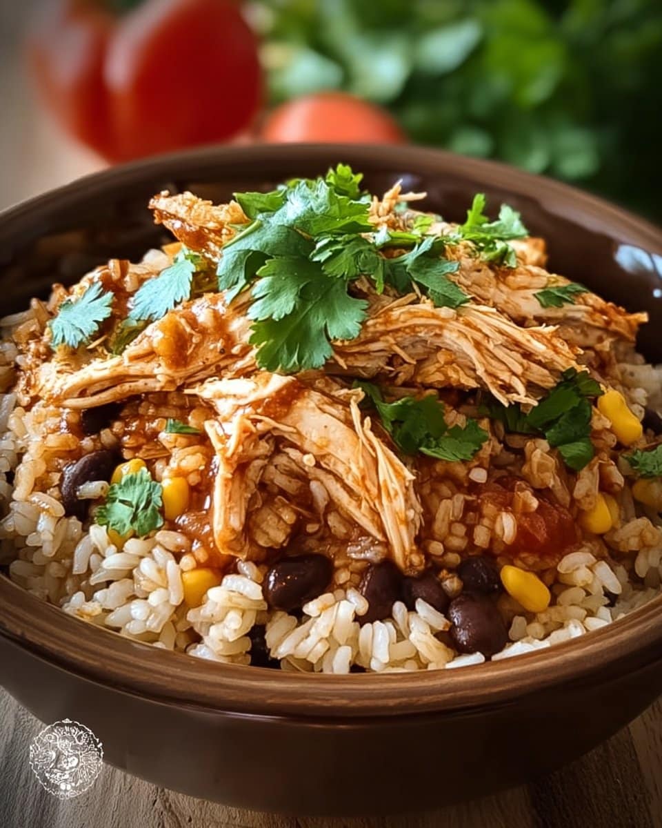 Slow Cooker Taco Chicken and Rice 4 Slow Cooker Taco Chicken and Rice