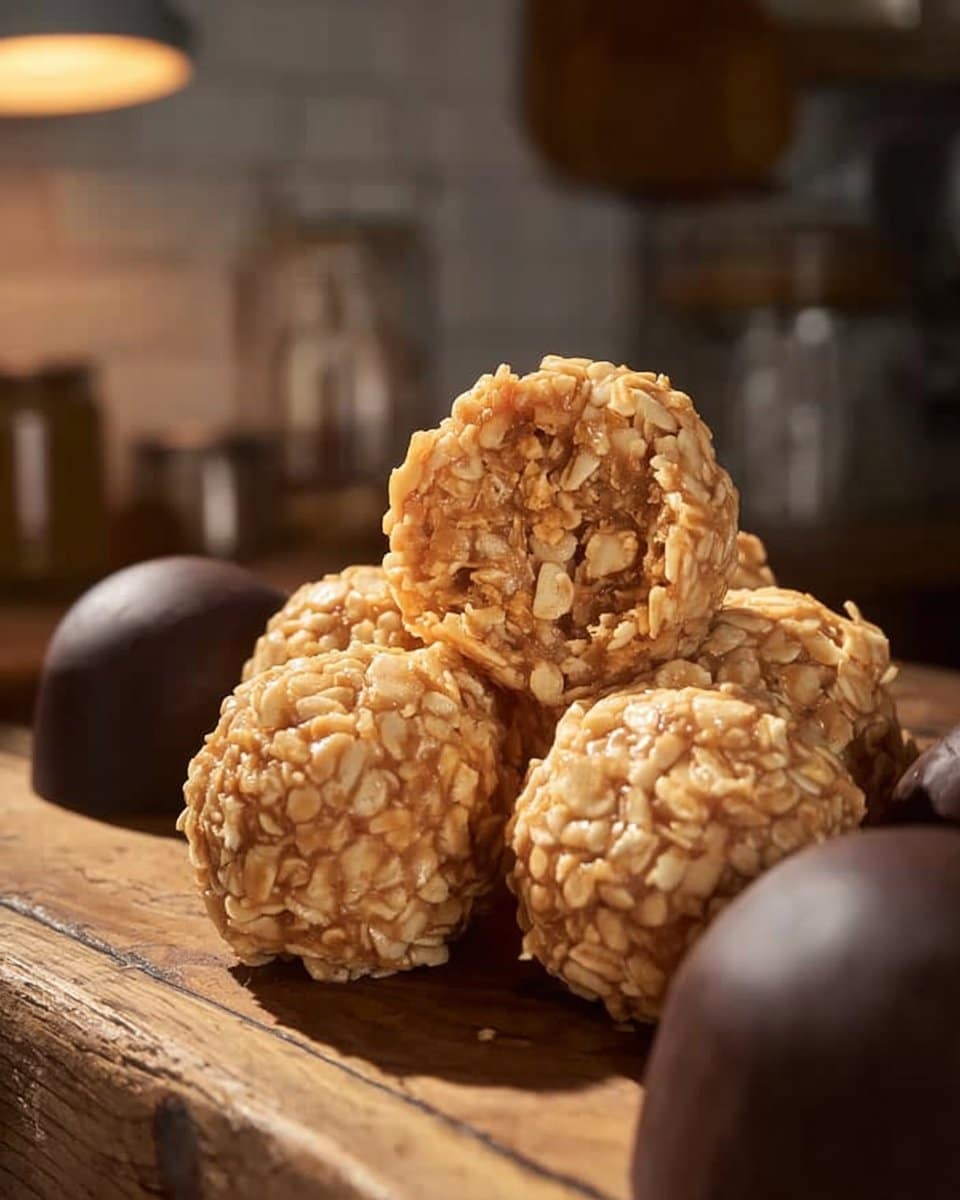 Peanut Butter Balls with Rice Krispies 4 Peanut Butter Balls with Rice Krispies