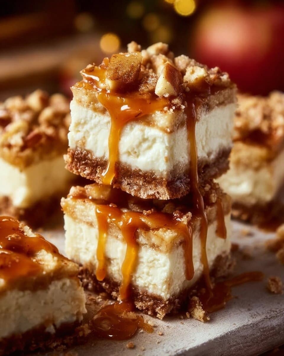 Caramel Apple Cheesecake Bars 4 Caramel Apple Cheesecake Bars