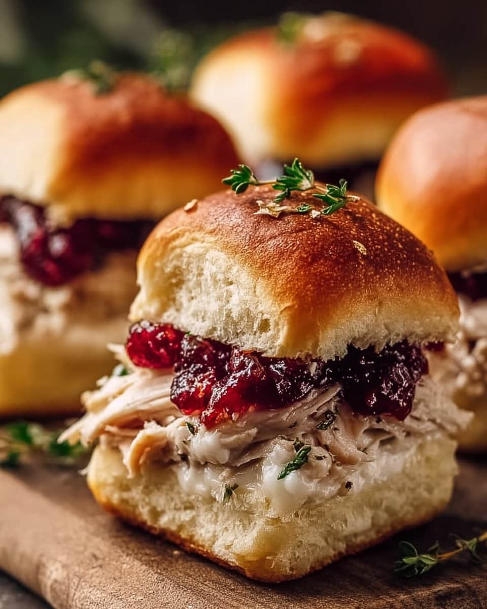 Thanksgiving Leftover Turkey Cranberry Sliders 4 Thanksgiving Leftover Turkey Cranberry Sliders