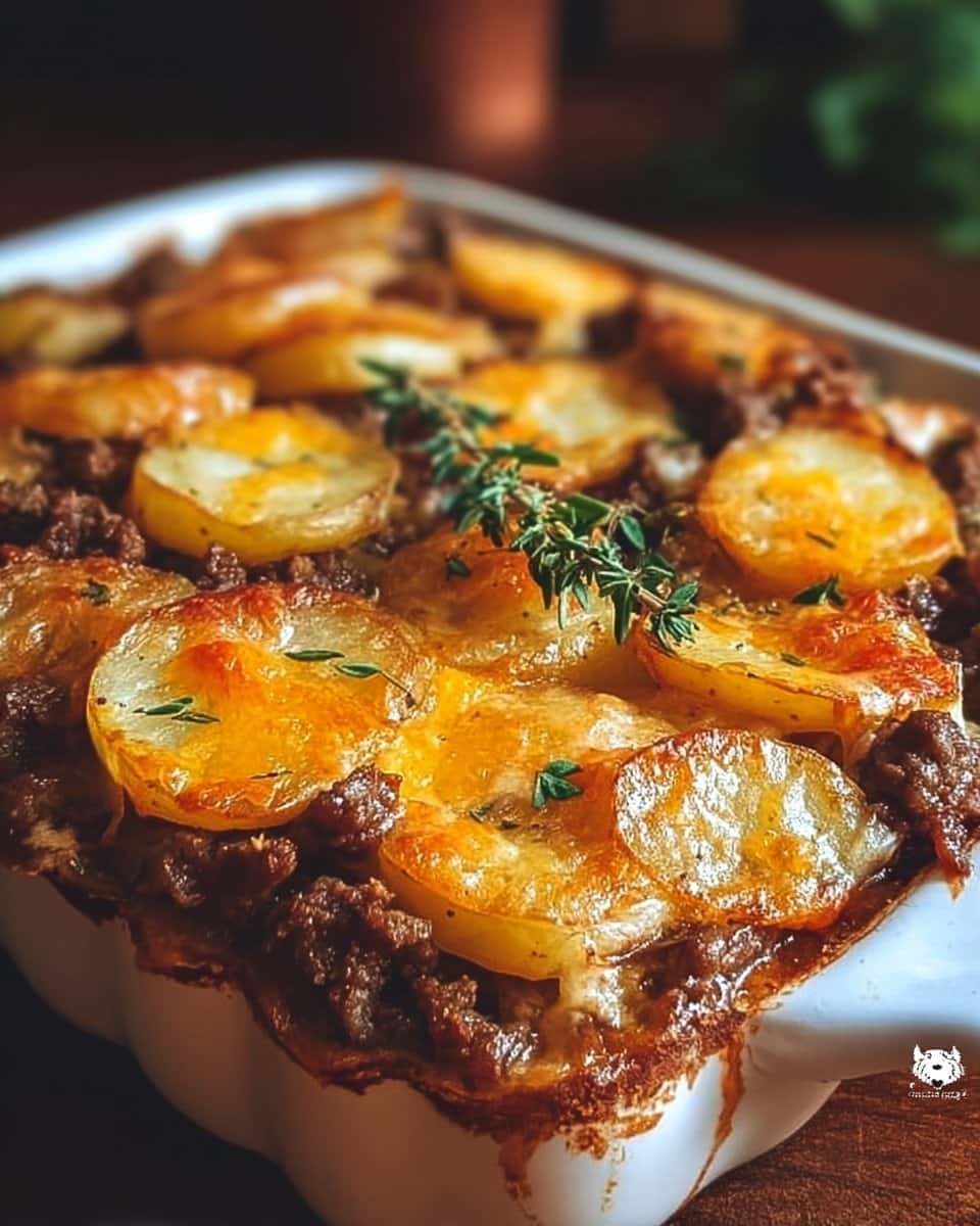 Loaded Beef & Potato Bake 4 Loaded Beef & Potato Bake