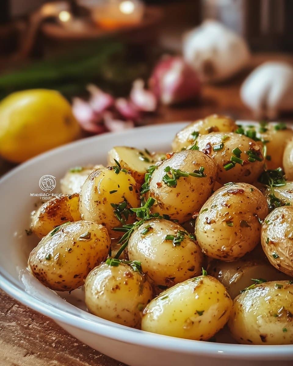 Buttered Garlic Baby Potatoes 4 Buttered Garlic Baby Potatoes