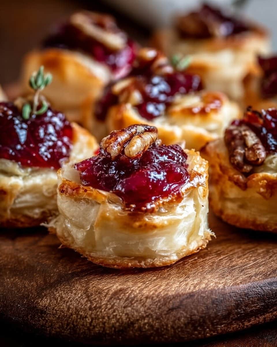 Baked Cranberry Brie Bites 4 Baked Cranberry Brie Bites