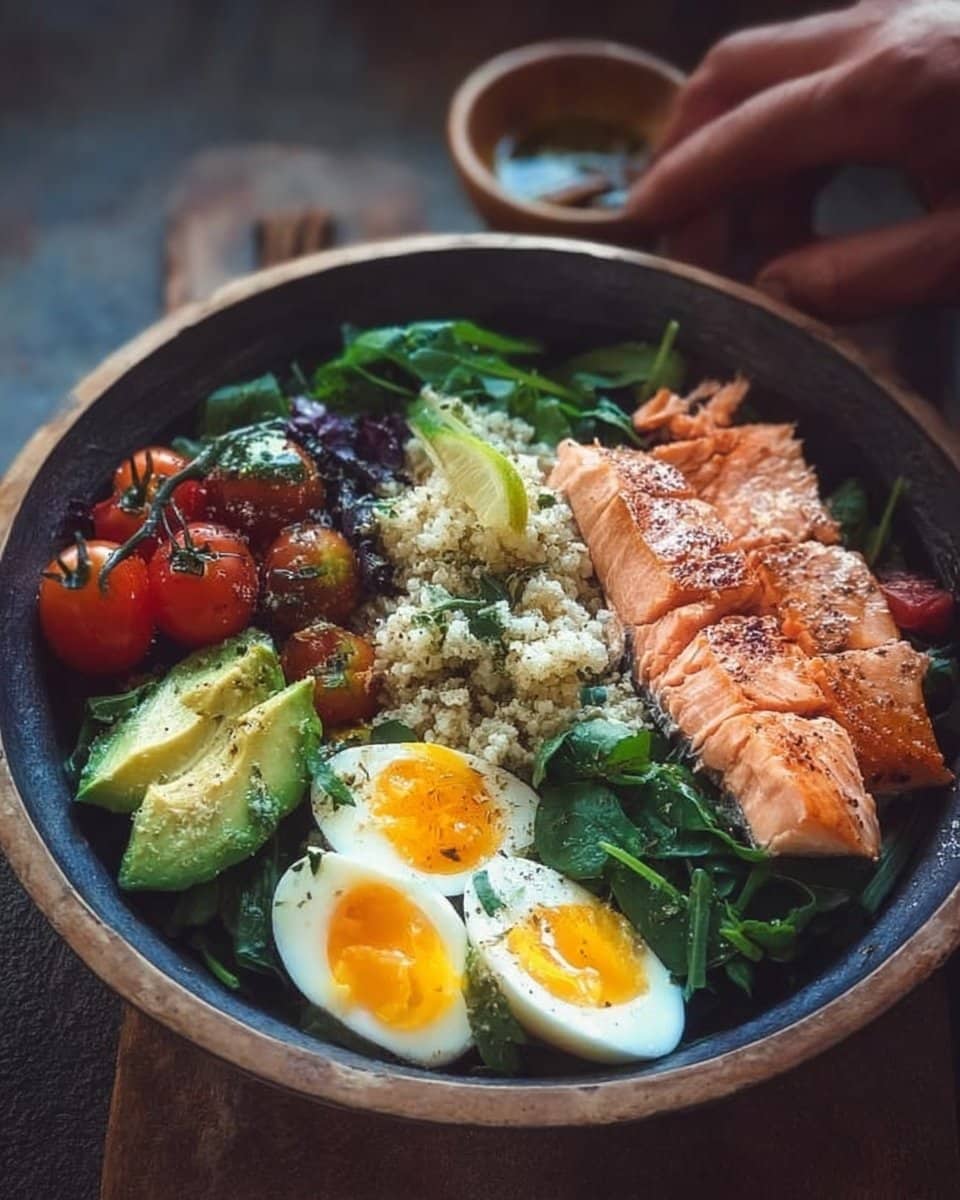 Quick Salmon Protein Bowl 4 Quick Salmon Protein Bowl