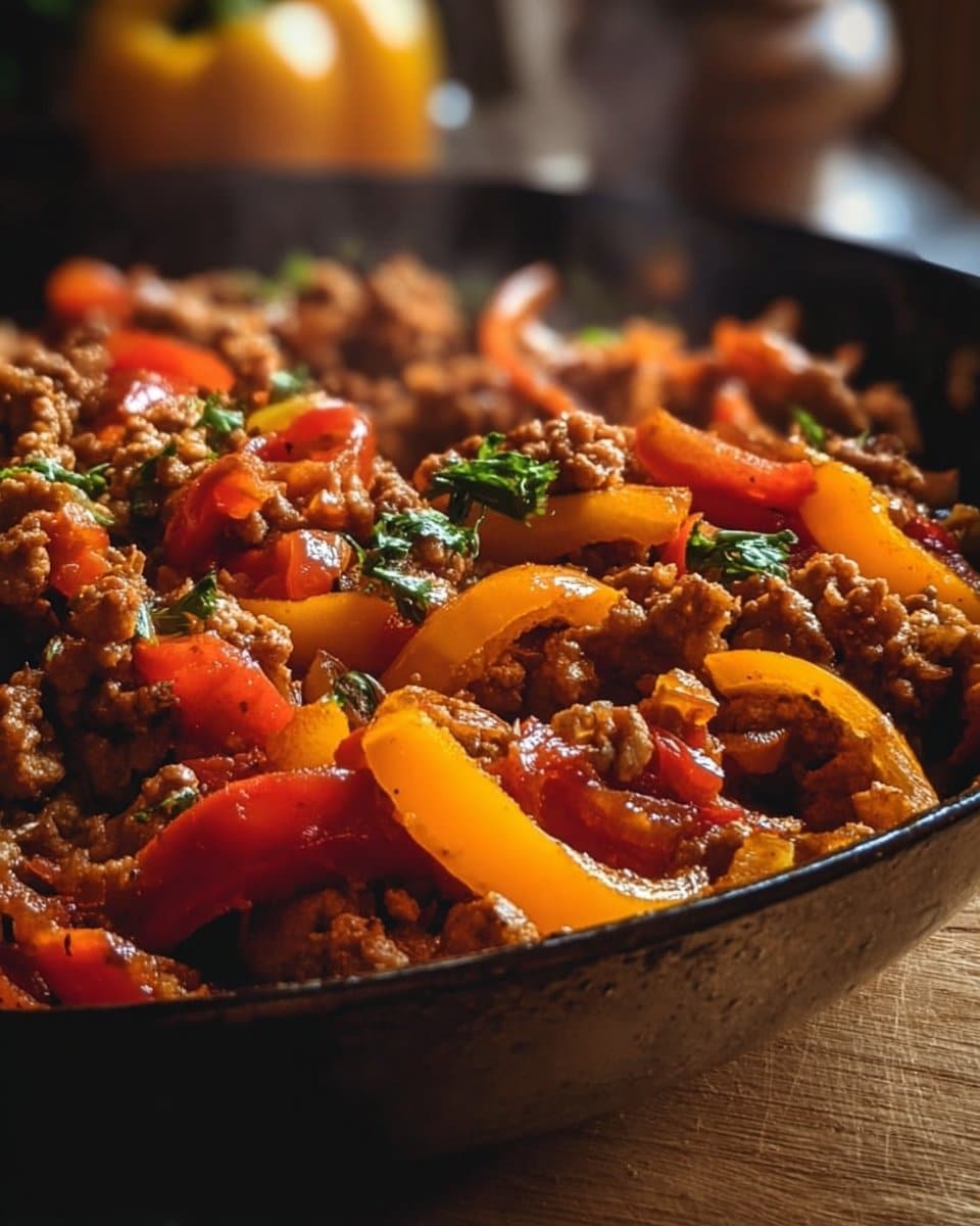 Ground Turkey and Peppers 4 Ground Turkey and Peppers