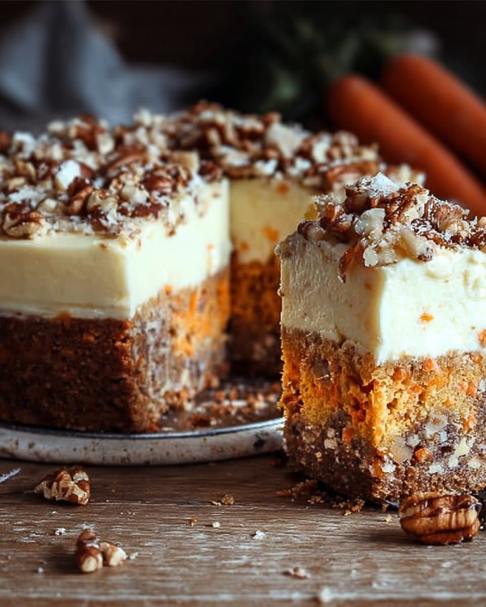 Carrot Cake Cheesecake 4 Carrot Cake Cheesecake Recipe – Easy Holiday Dessert