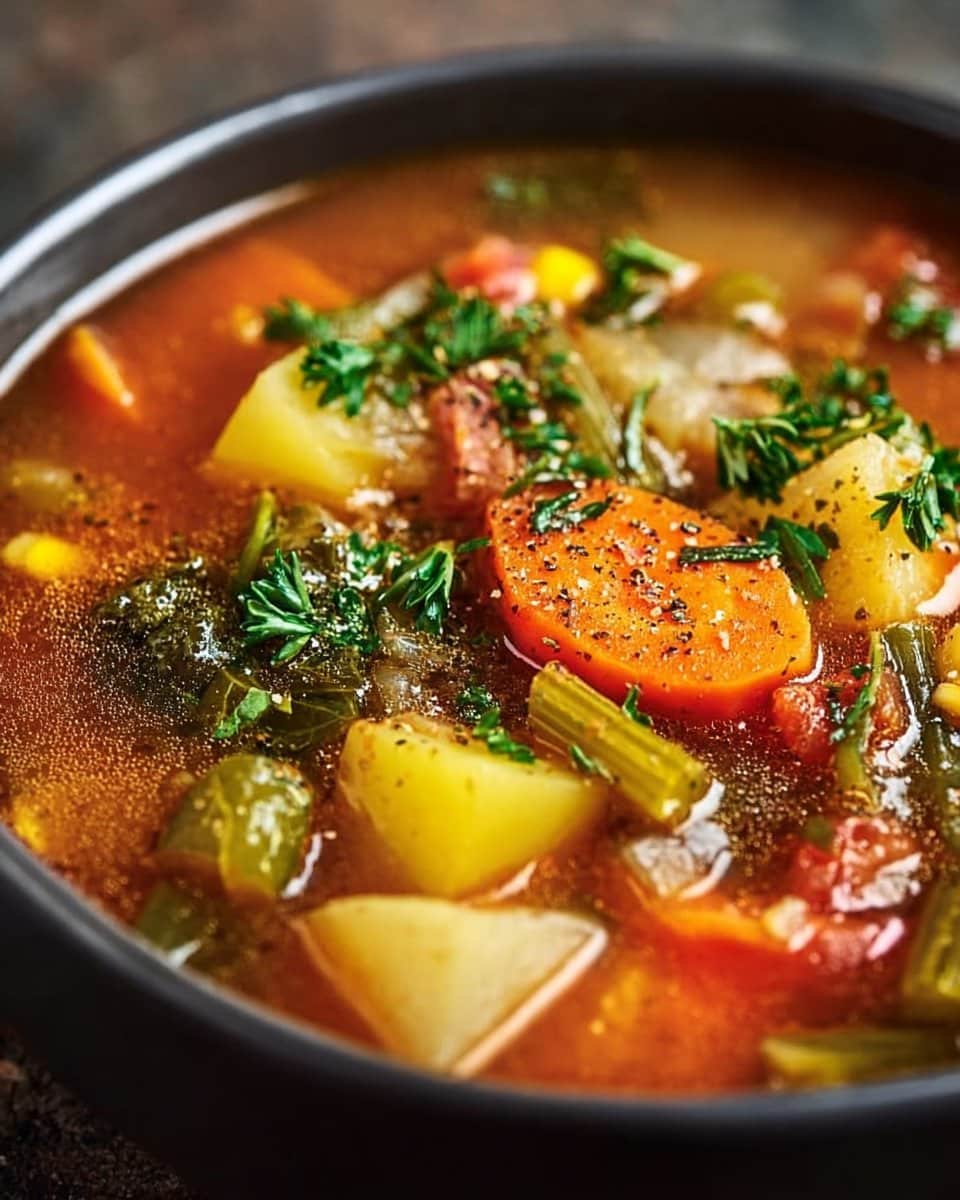 Easy Vegetable Soup 4 Easy Vegetable Soup