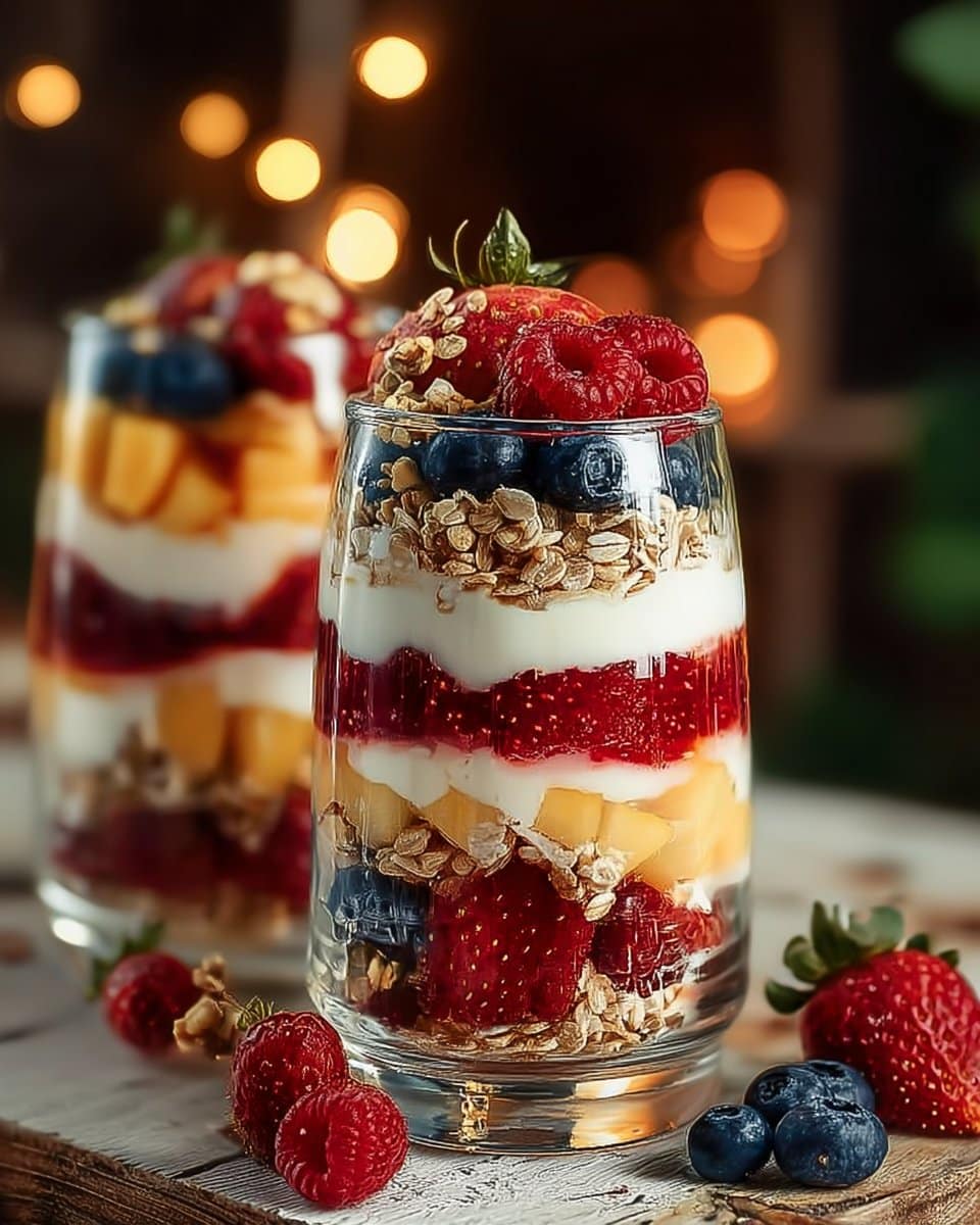 Healthy Layered Fruit Parfait 4 Healthy Layered Fruit Parfait