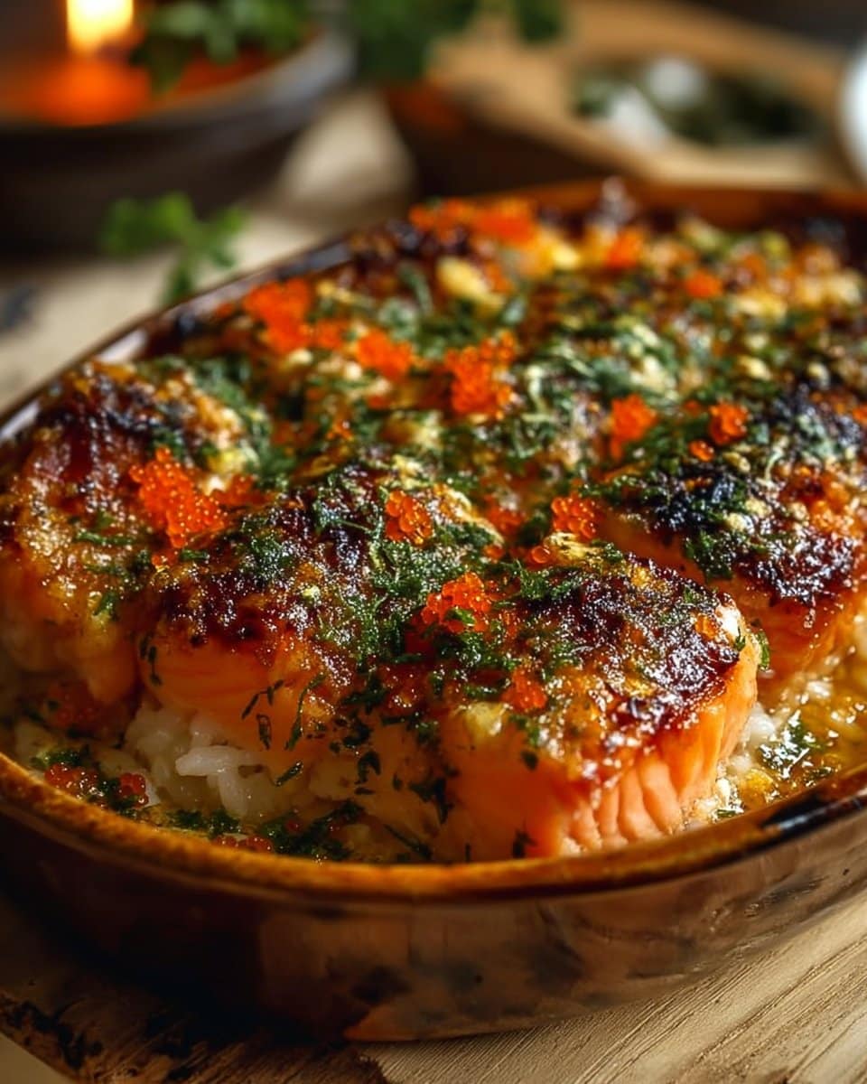 Spicy Salmon Sushi Bake 4 Spicy Salmon Sushi Bake Recipe