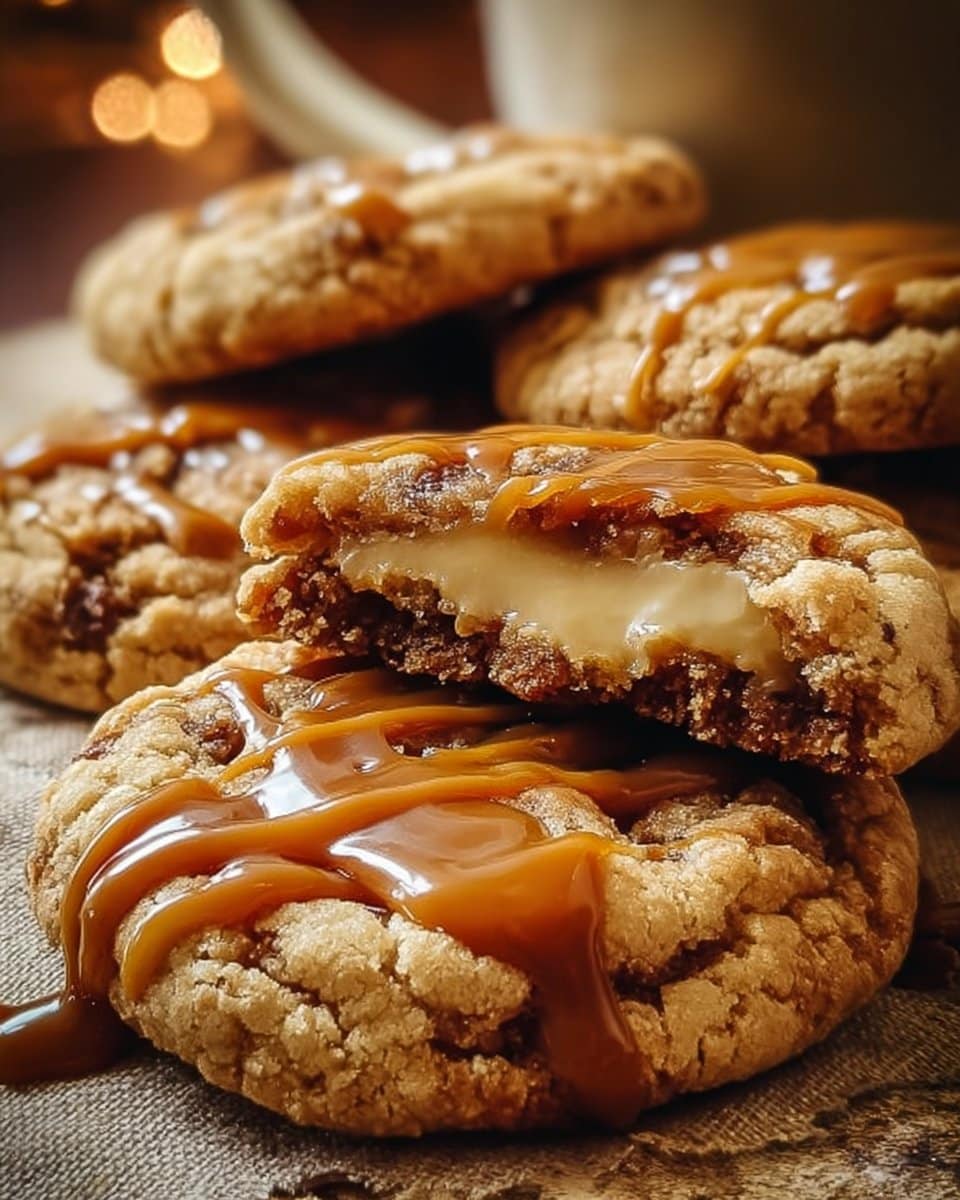 Caramel Cheesecake Cookies 4 Caramel Cheesecake Cookies