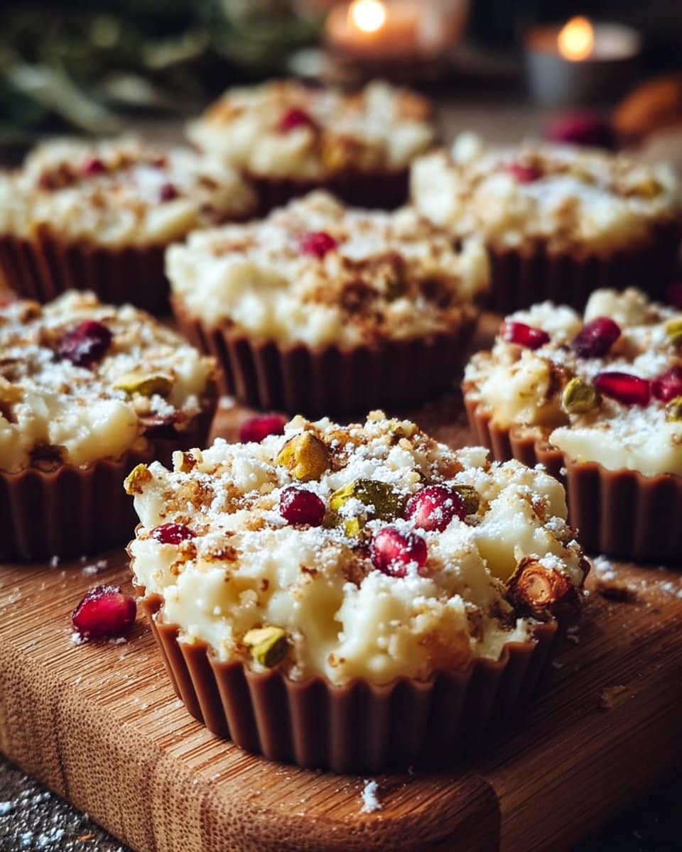 Muffin Pan White Christmas Crackles 4 Muffin Pan White Christmas Crackles