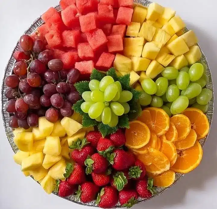 Fresh Condiments Platter Colorful Fresh Fruit Platter