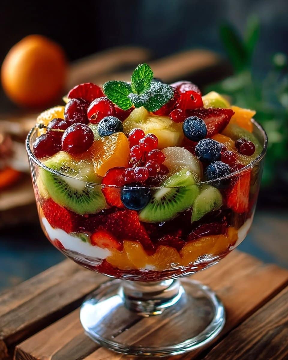 Vivid Layered Fruit Salad 4 Vivid Layered Fruit Salad