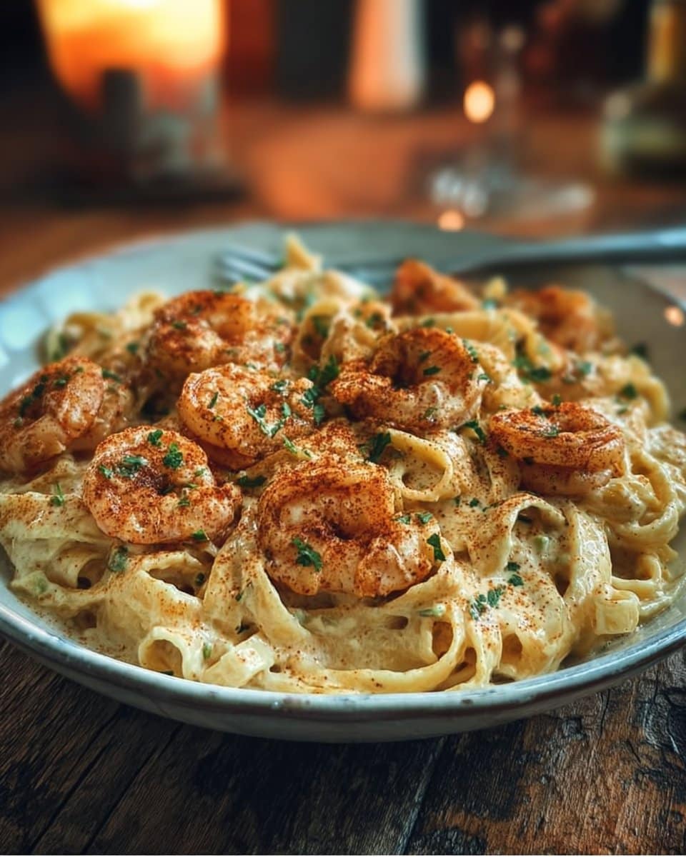 Cajun Shrimp Alfredo 4 Cajun Shrimp Alfredo