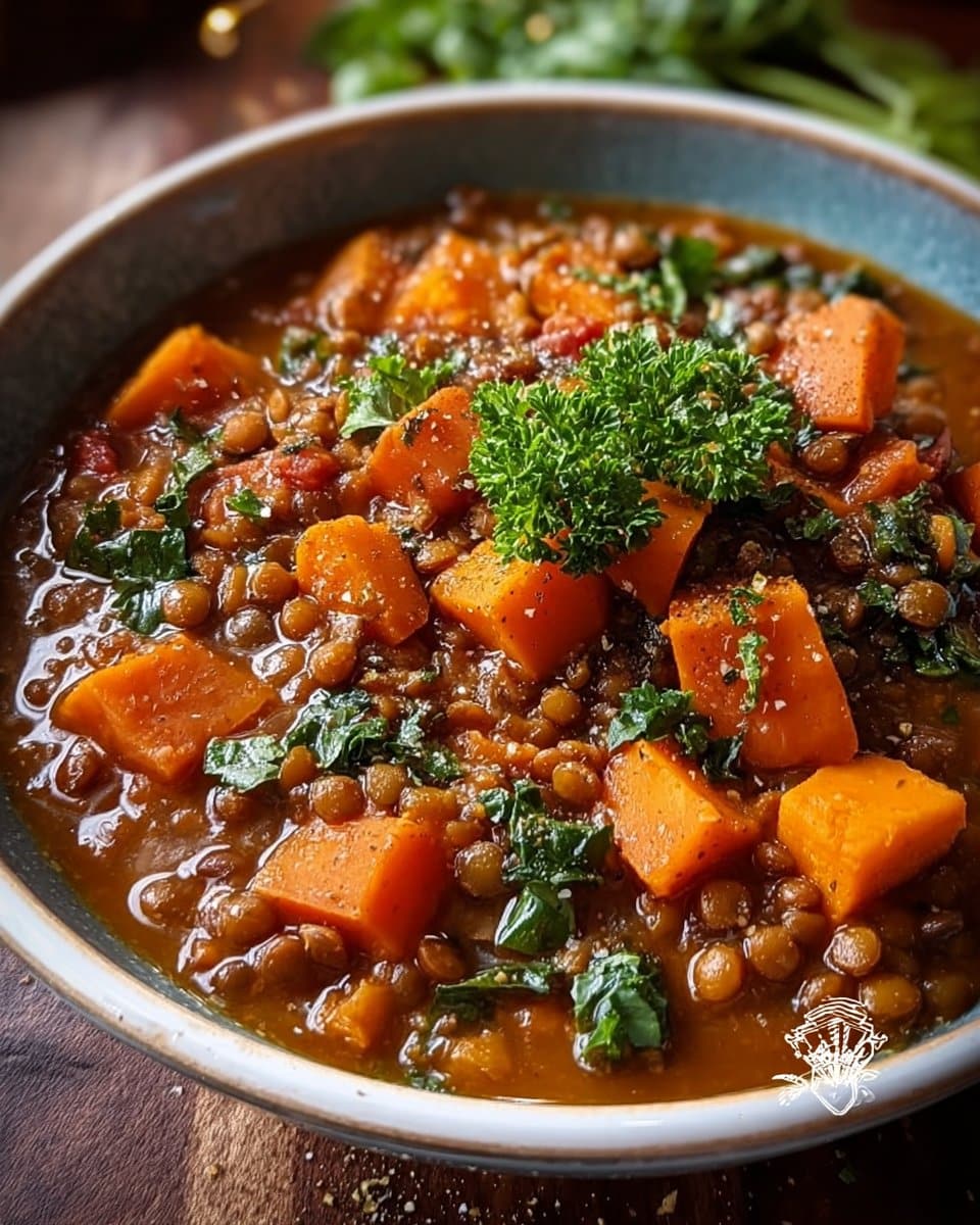 Crockpot Sweet Potato & Lentil Stew 4 Crockpot Sweet Potato & Lentil Stew
