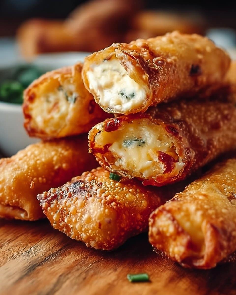 Mini Jalapeno Popper Egg Rolls 4 Mini Jalapeno Popper Egg Rolls