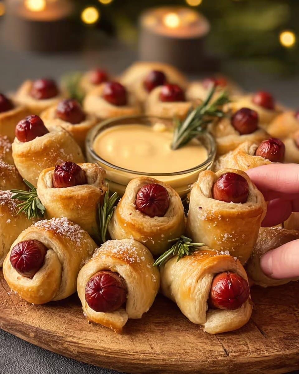 Holiday Pigs in a Blanket 4 Holiday Pigs in a Blanket