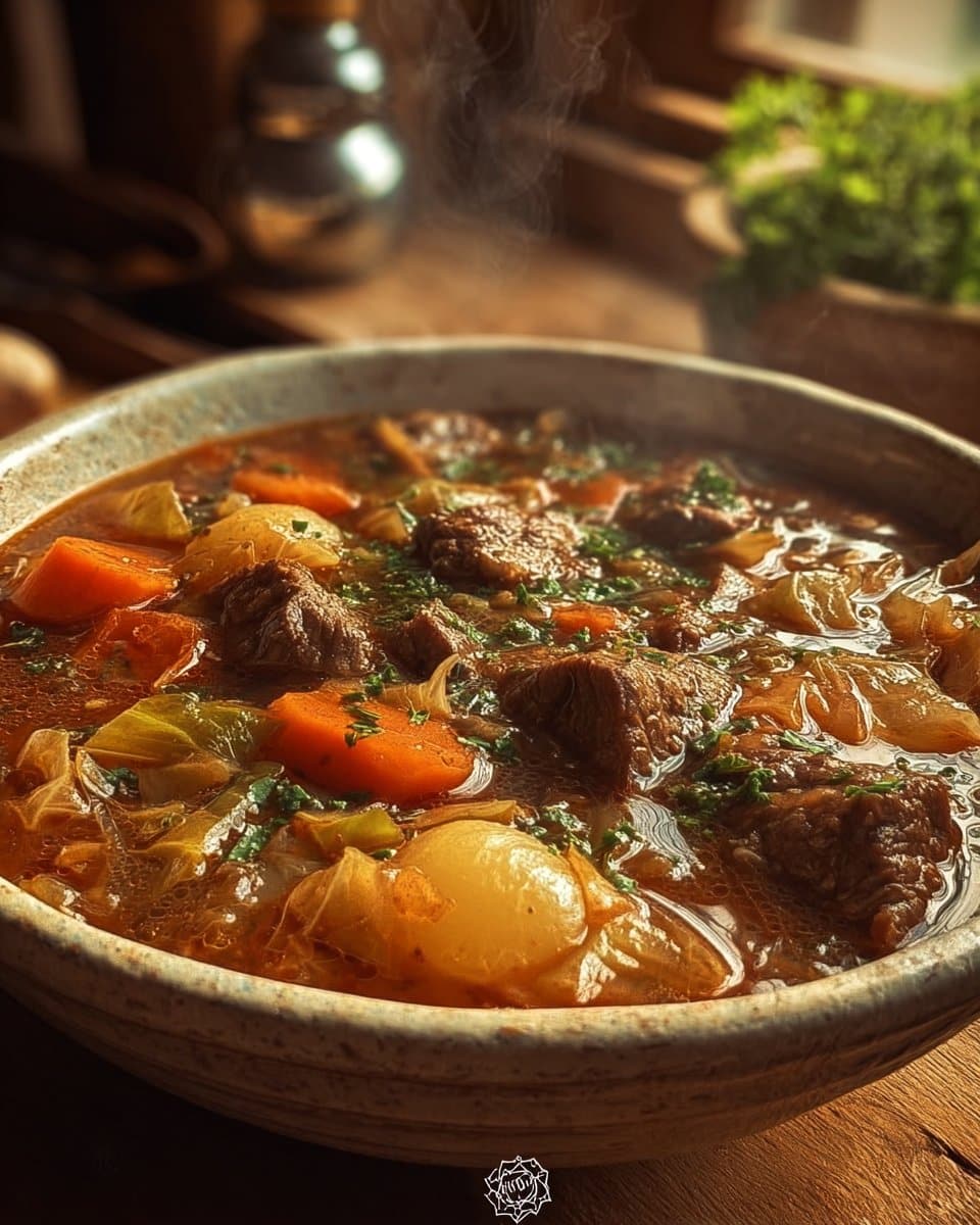 Beef & Cabbage Stew 4 Beef & Cabbage Stew