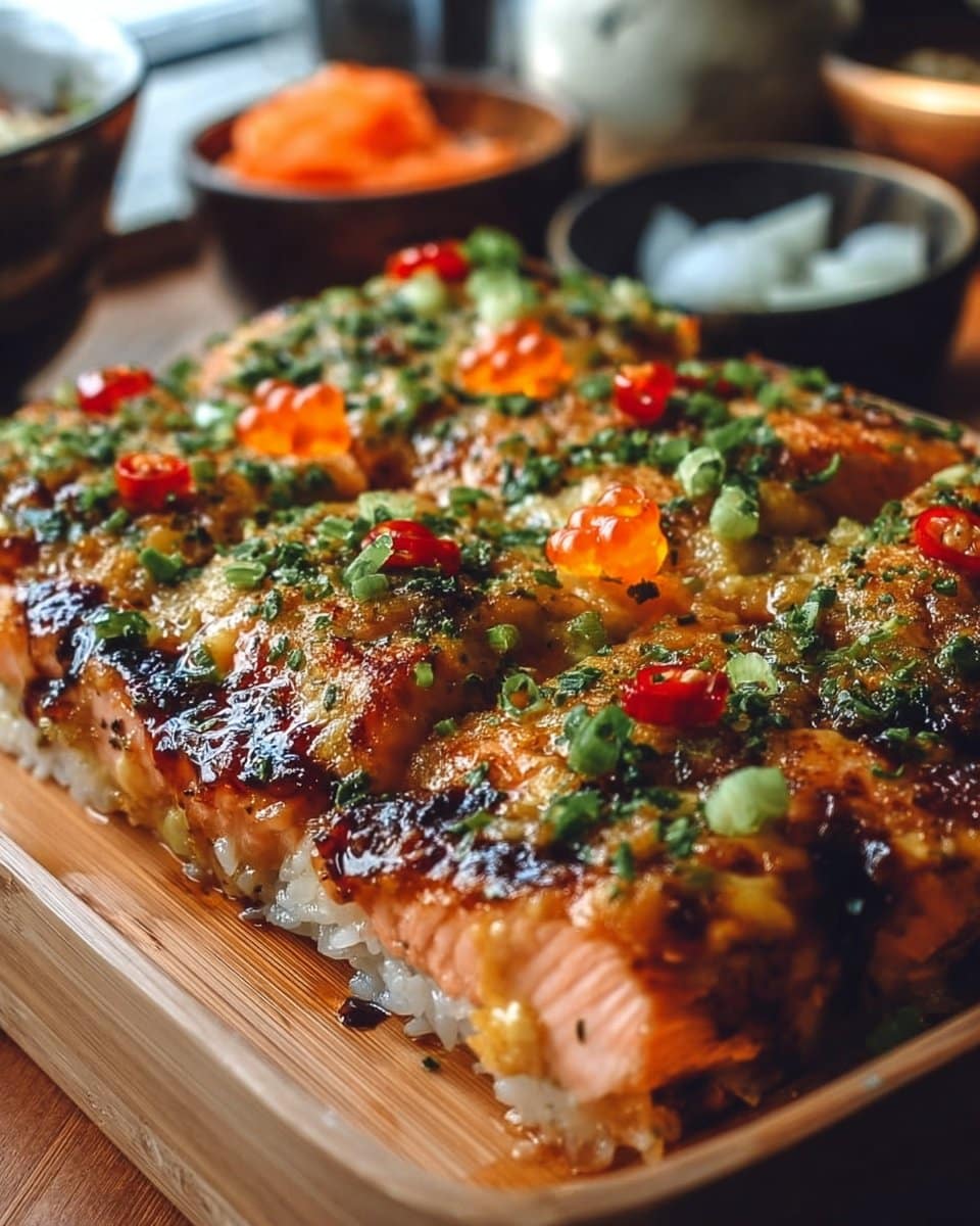 Spicy Salmon Sushi Bake 4 Spicy Salmon Sushi Bake Recipe