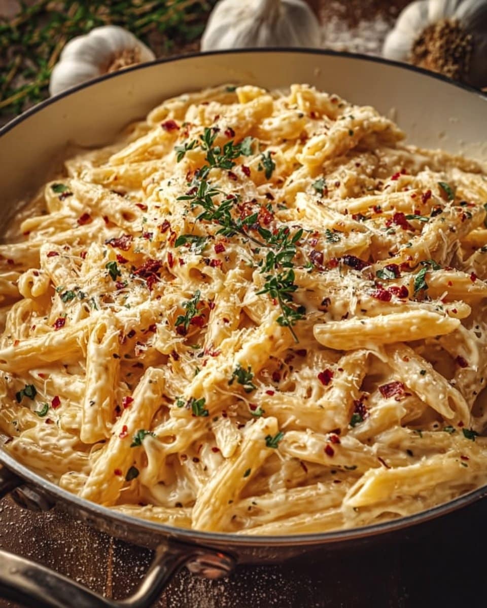 One Pot Creamy Garlic Pasta 4 One Pot Creamy Garlic Pasta