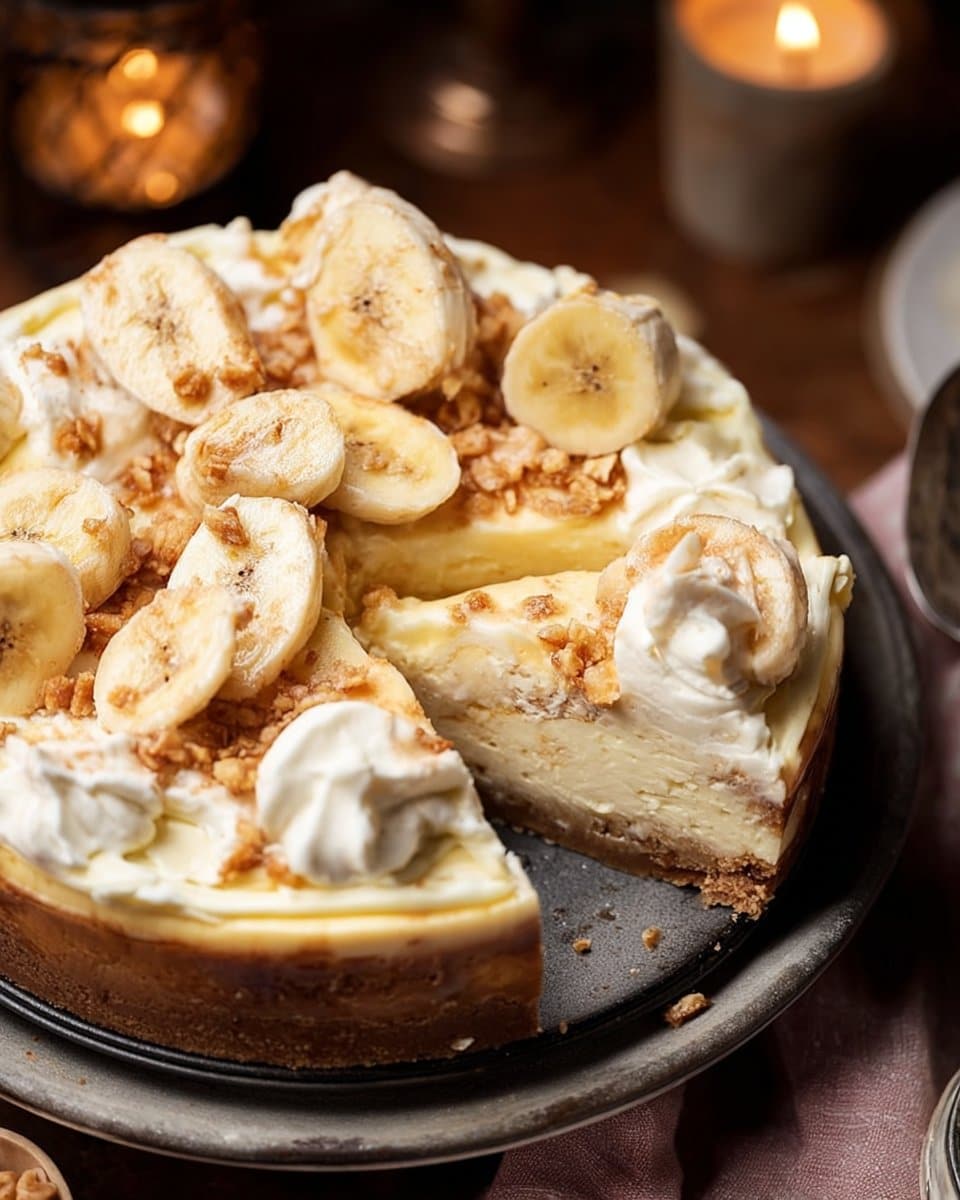 Banana Pudding Cheesecake 4 Banana Pudding Cheesecake