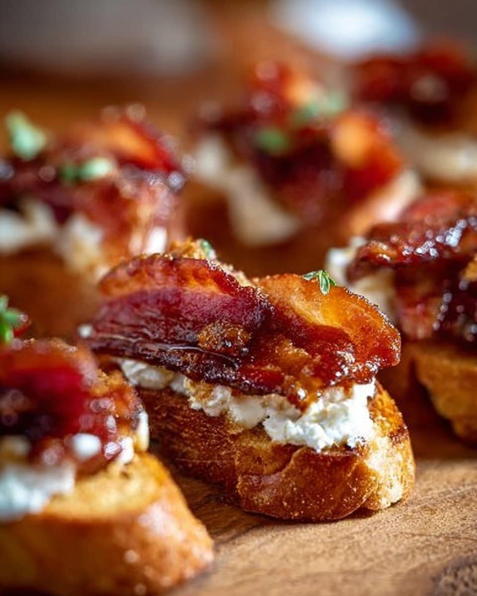 Million Dollar Bacon Crostini 4 Million Dollar Bacon Crostini