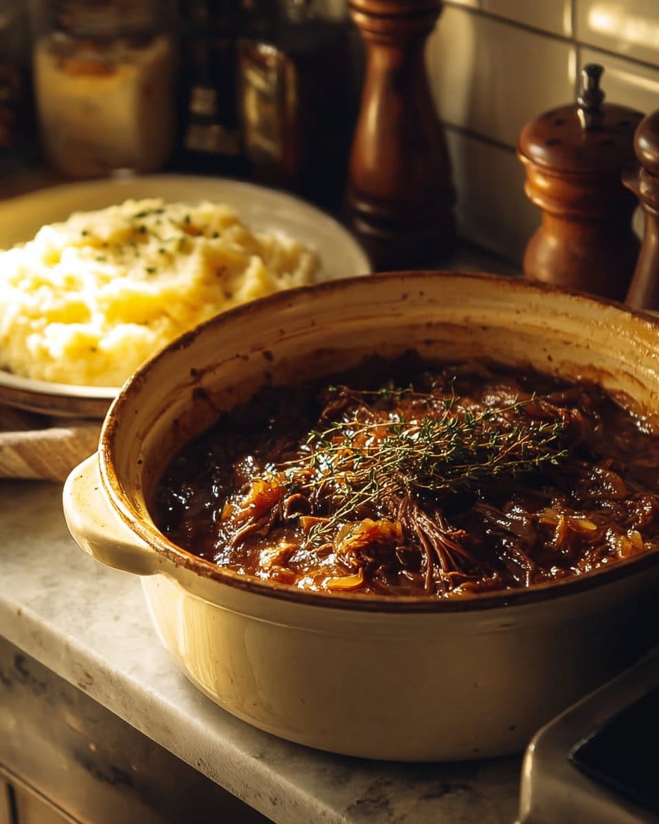 Juicy French Onion Pot Roast 4 Juicy French Onion Pot Roast