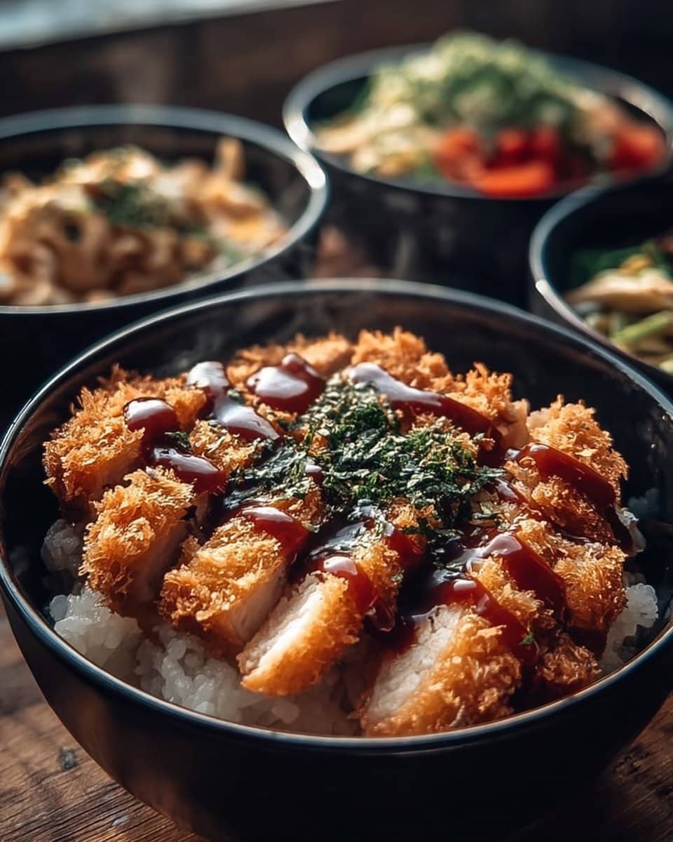 Japanese Katsu Bowls 4 Japanese Katsu Bowls