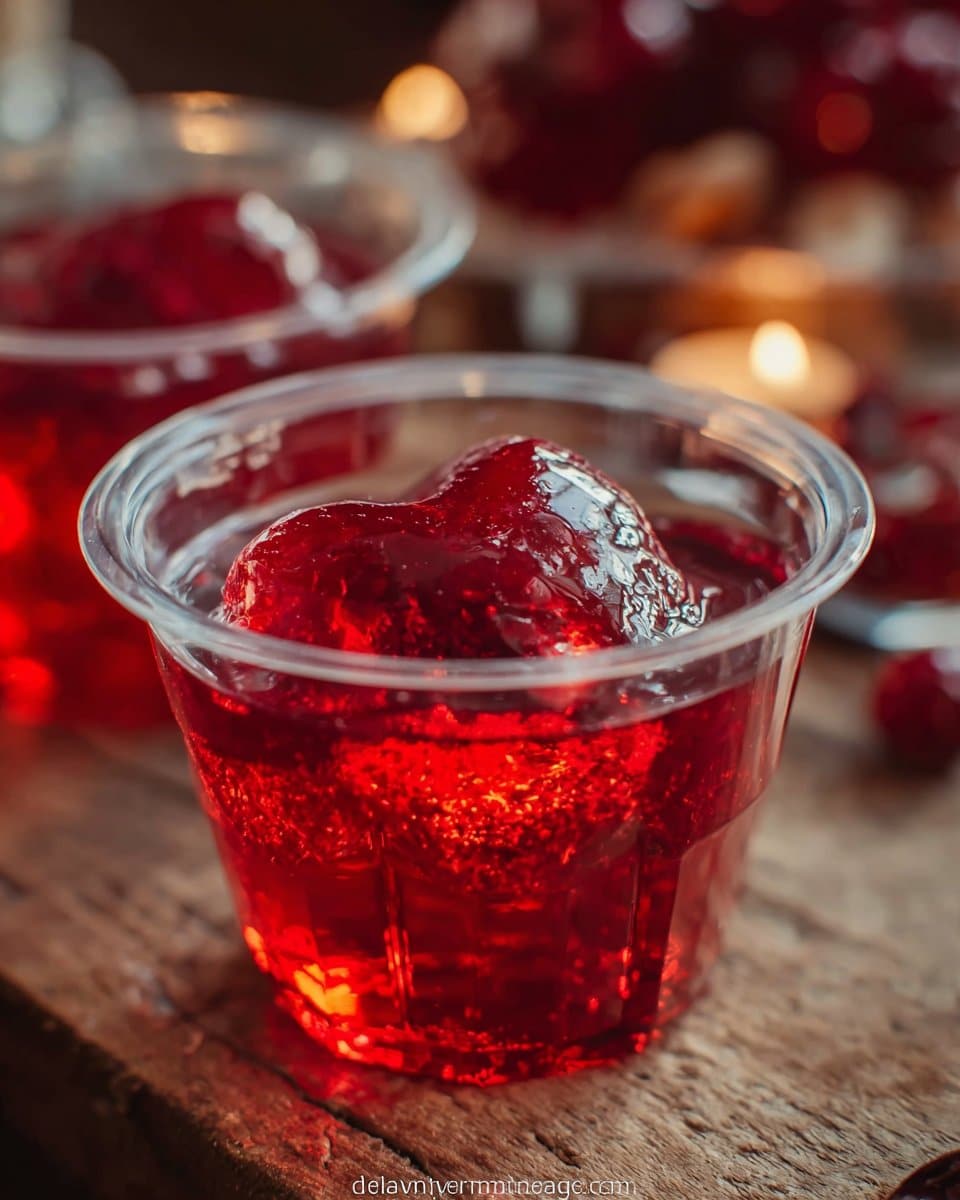 Cranberry Jello Shots 4 Cranberry Jello Shots