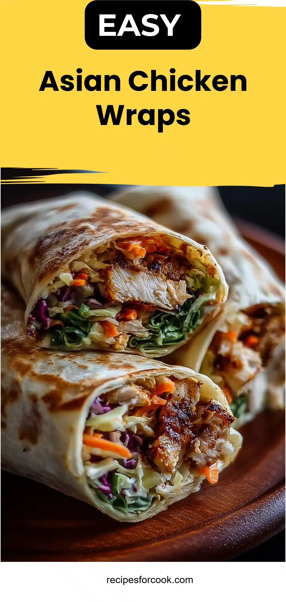 Asian Chicken Wraps 5 Asian Chicken Wraps