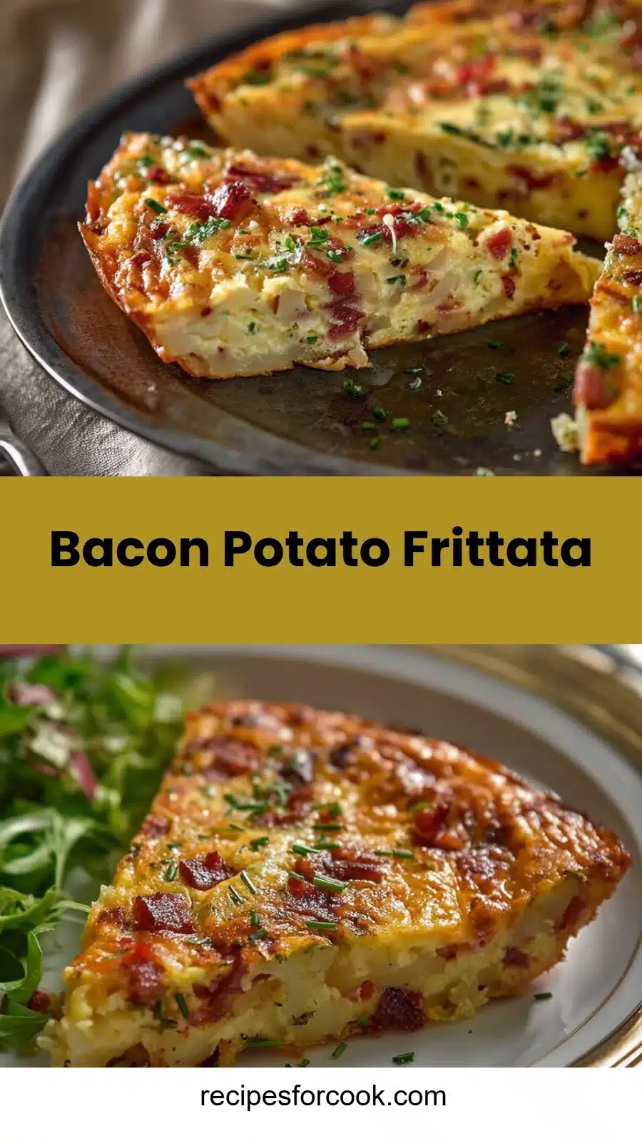 Bacon Potato Frittata 5 Bacon Potato Frittata