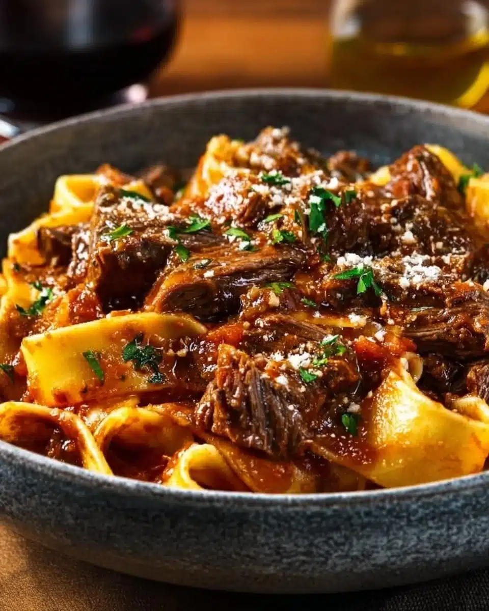 Beef & Red Wine Ragu Pappardelle 6 Beef & Red Wine Ragu Pappardelle