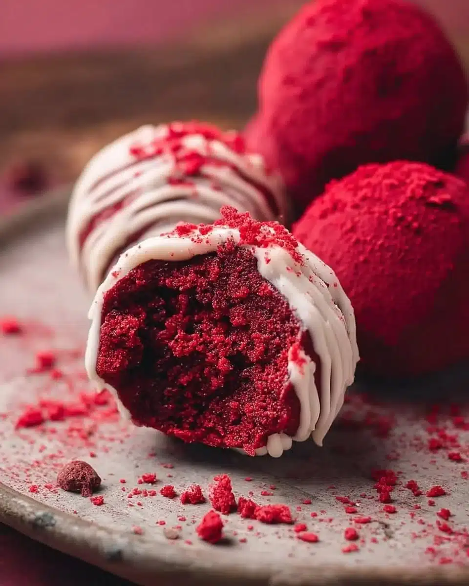Best 11 Valentine’s Day Cookie Recipes for a Sweet Celebration 11 Red Velvet Truffles