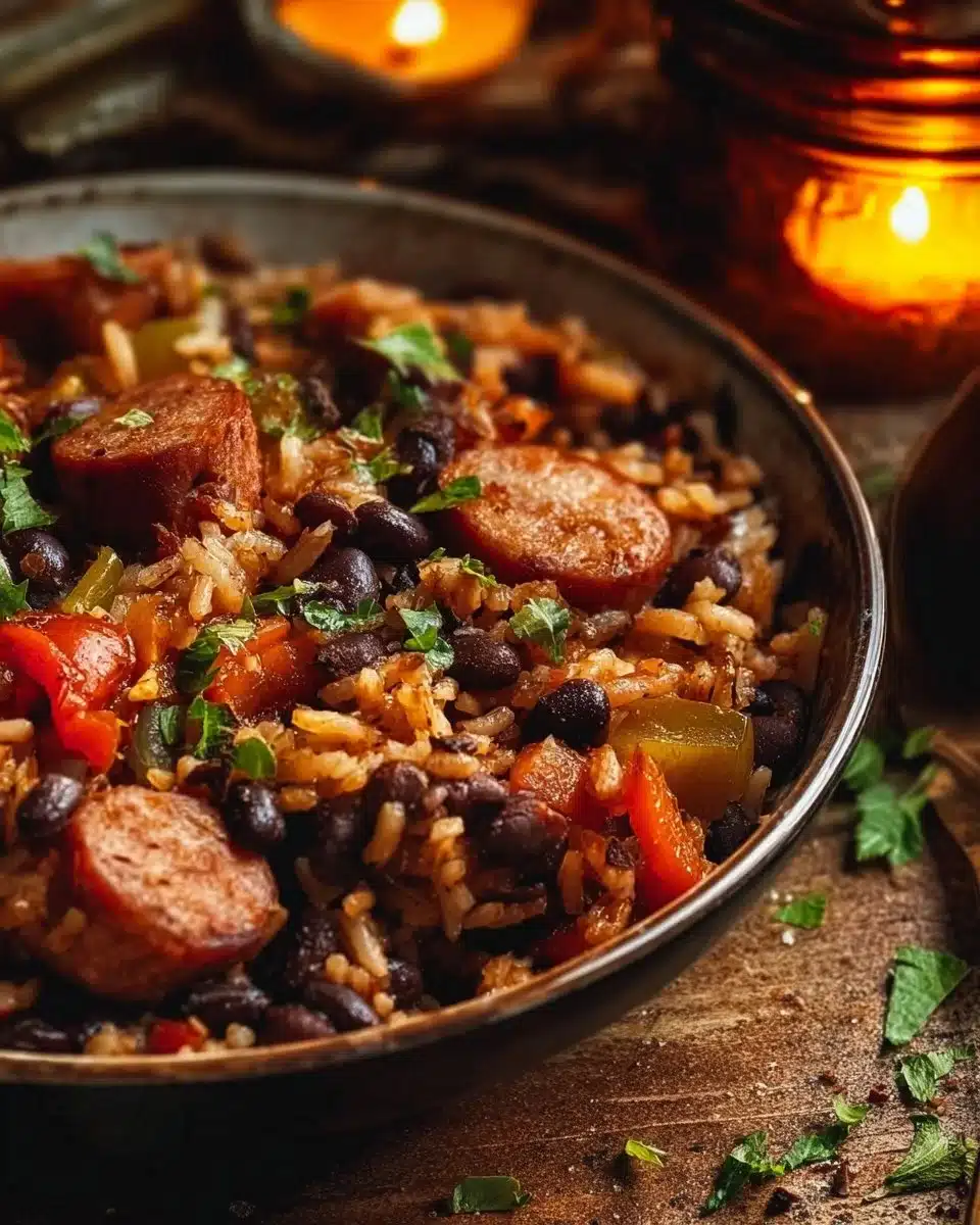 Black Beans and Rice with Sausage 6 Black Beans and Rice with Sausage