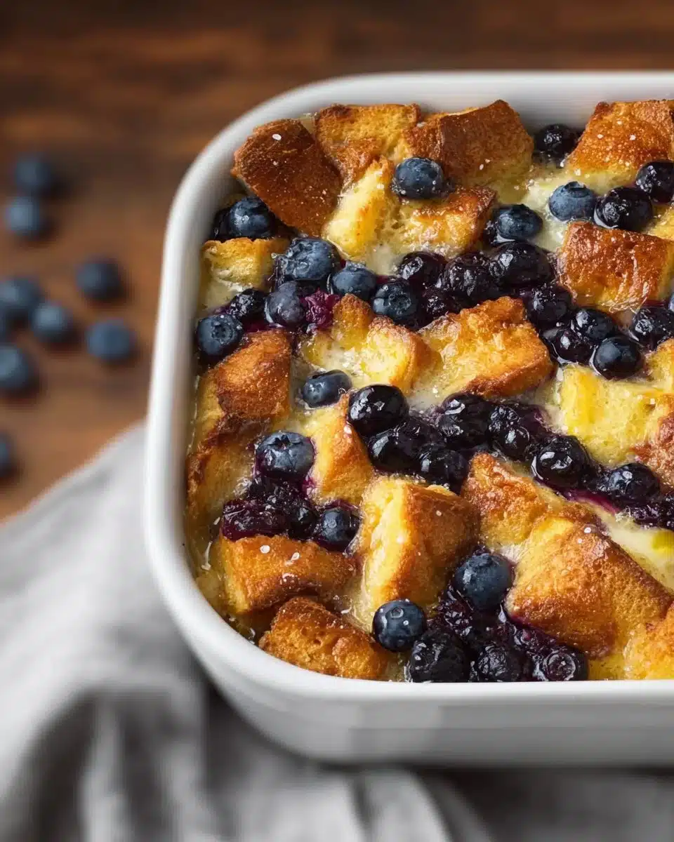 Blueberry French Toast Casserole 4 Blueberry French Toast Casserole – Comforting & Delicious