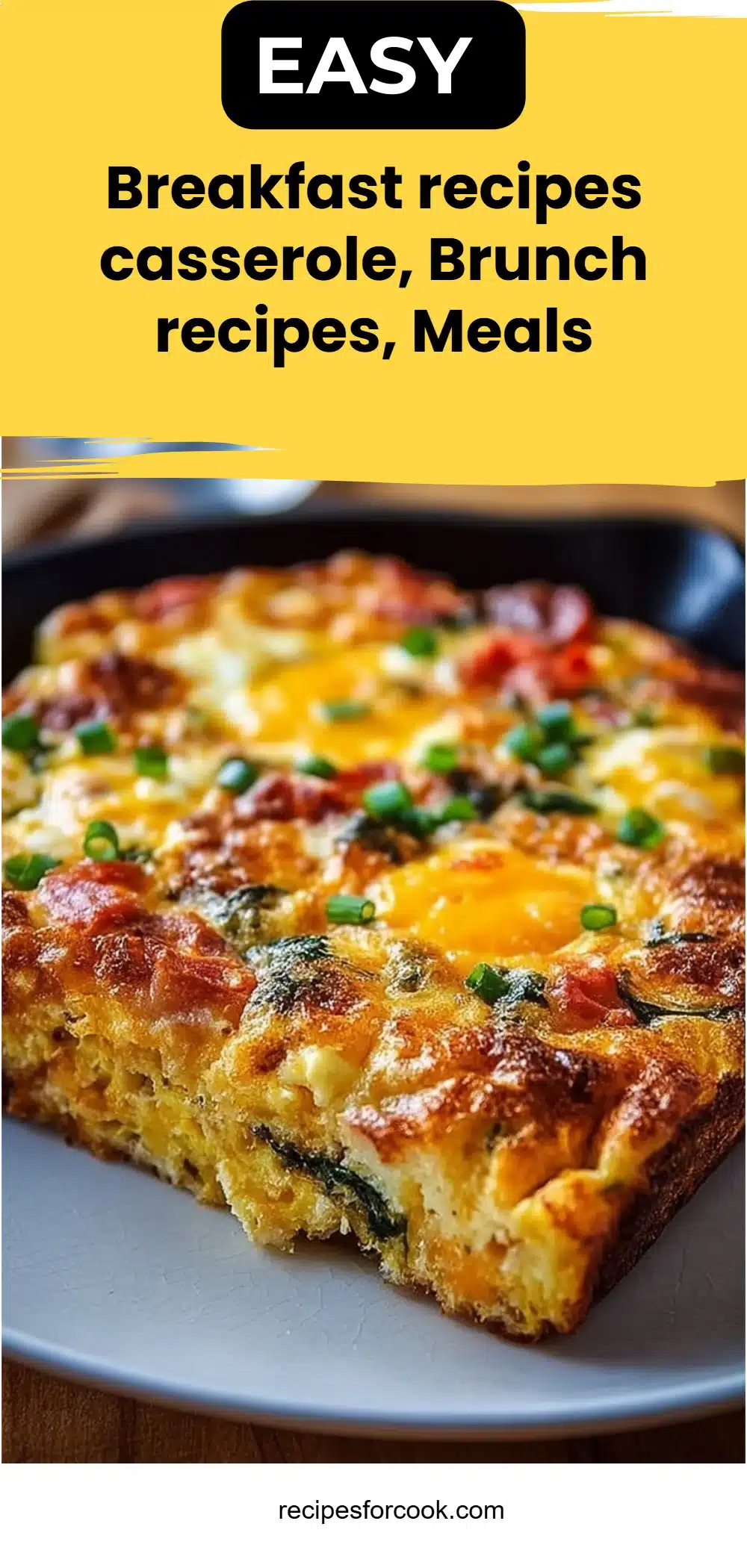 Breakfast recipes casserole, Brunch recipes, Meals 5 Breakfast recipes casserole, Brunch recipes, Meals