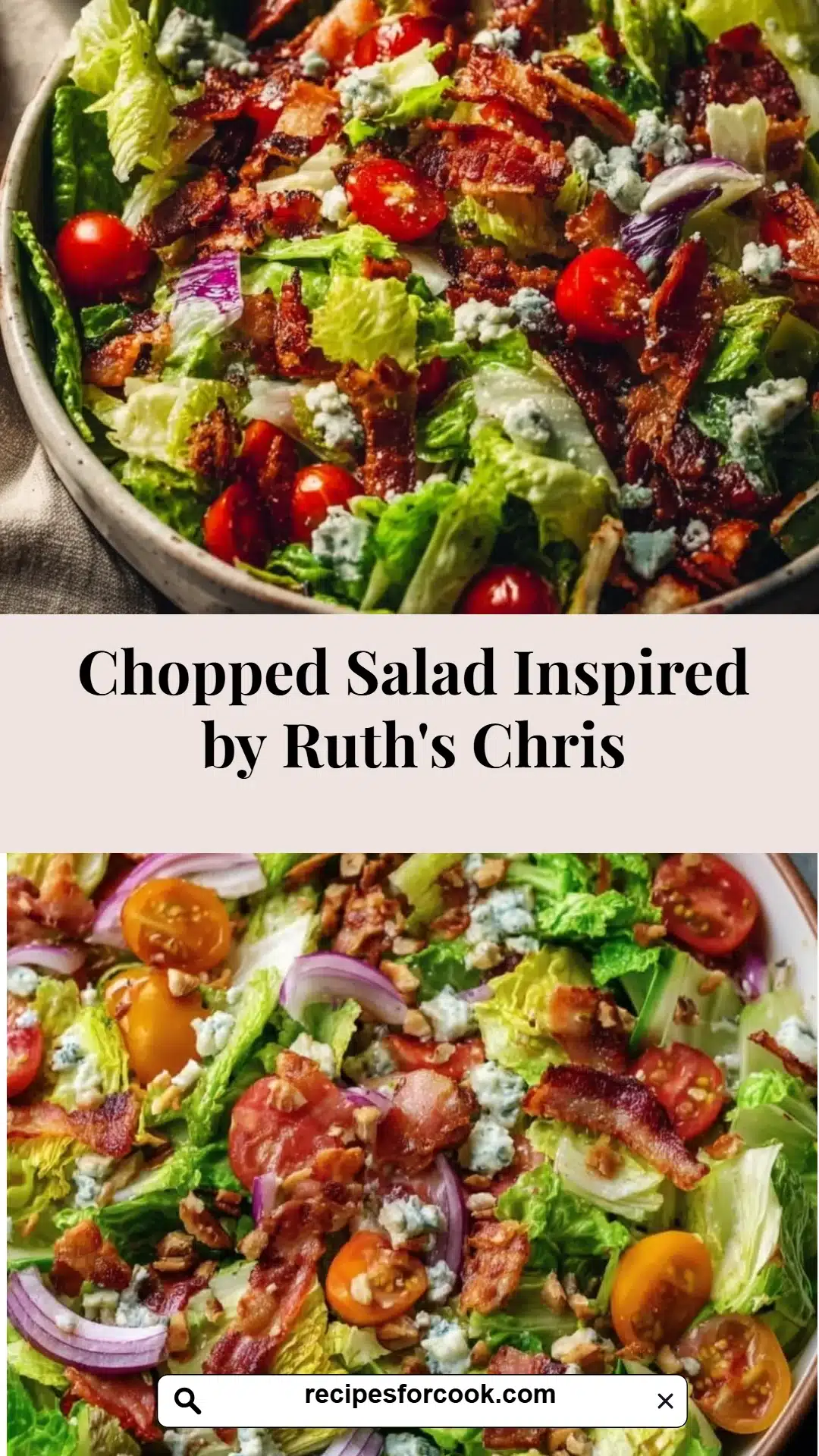 Chopped Salad Inspired by Ruth's Chris 5 Chopped Salad Inspired by Ruth's Chris