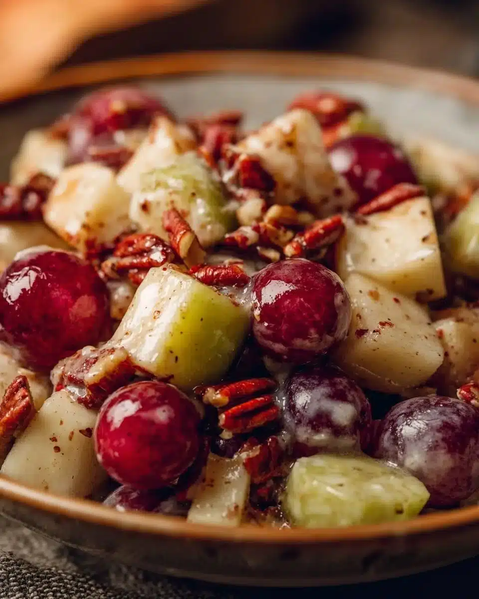 Cinnamon Apple Grape Salad 6 Cinnamon Apple Grape Salad