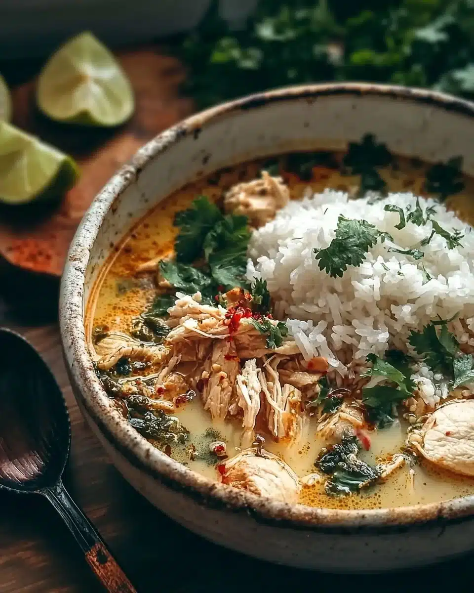 Coconut Chicken Brothy Rice 6 Coconut Chicken Brothy Rice: A Cozy One-Pot Delight!