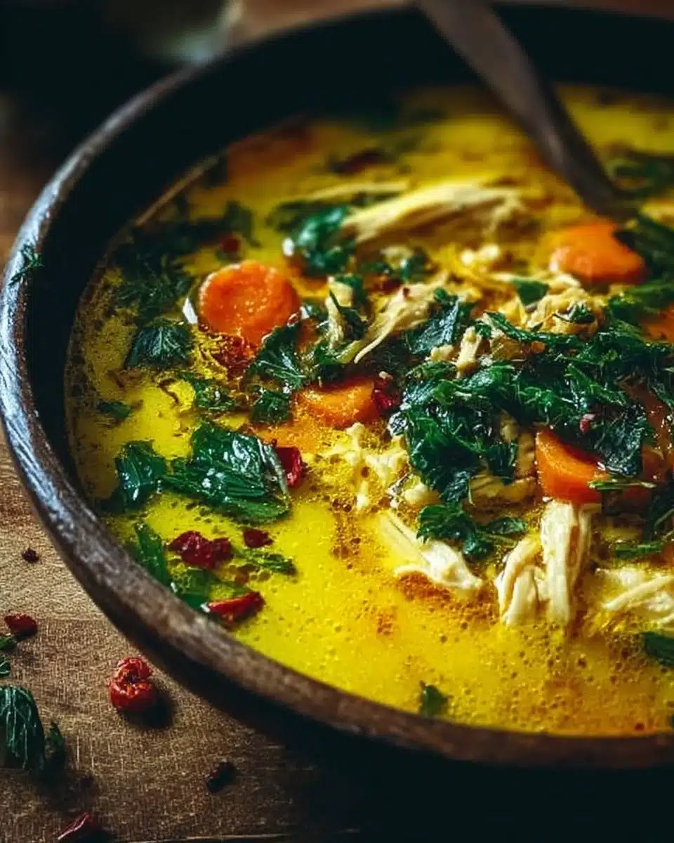 Coconut Turmeric Chicken Soup 6 Comforting Coconut Turmeric Chicken Soup