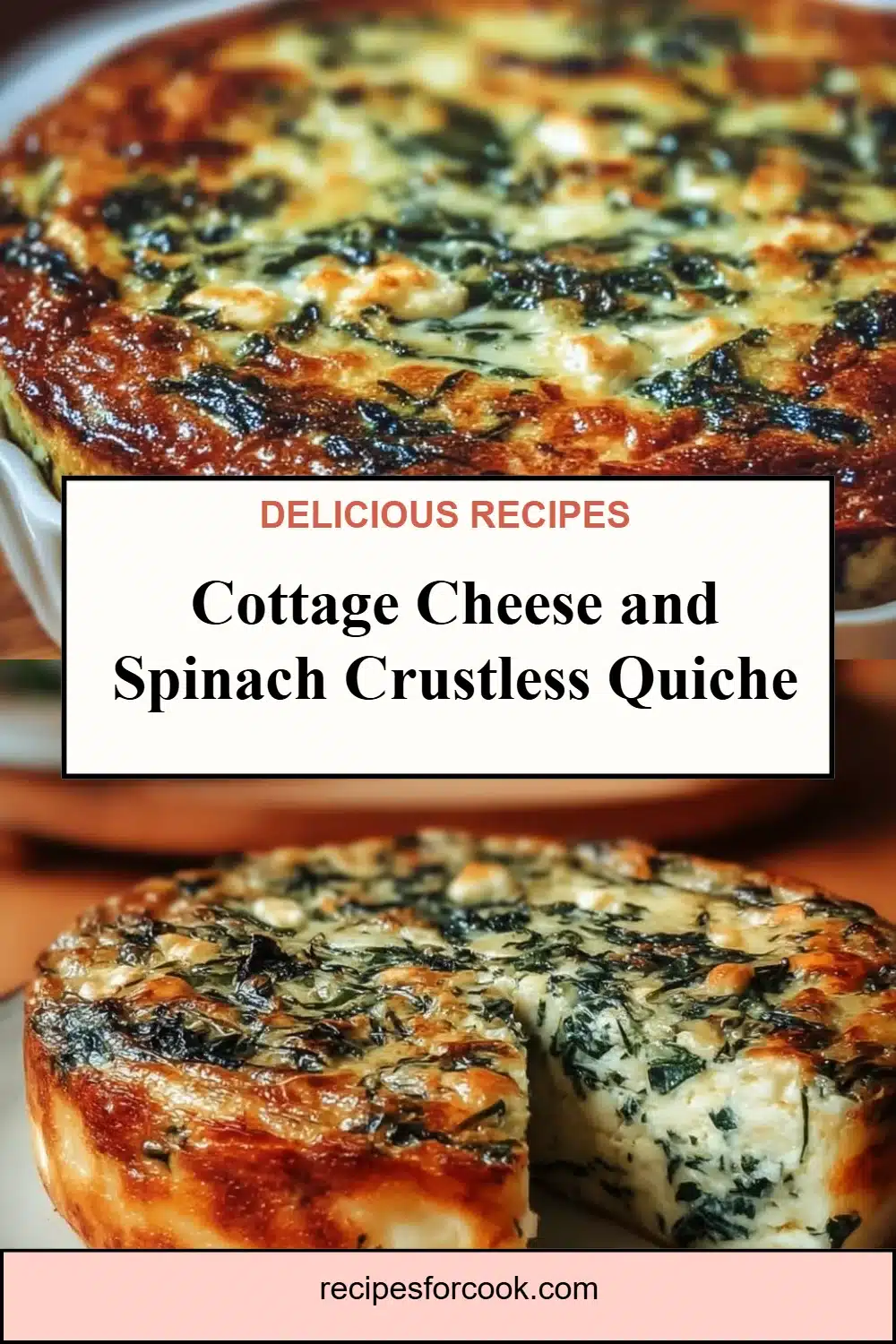 Cottage Cheese and Spinach Crustless Quiche 5 Cottage Cheese and Spinach Crustless Quiche
