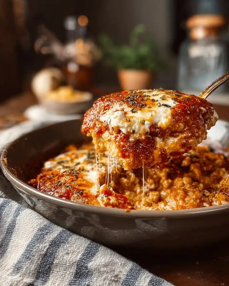 Cottage Cheese Chicken Parm Bowl 6 Cottage Cheese Chicken Parm Bowl