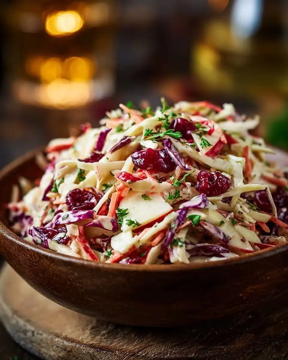 Cranberry Apple Coleslaw 6 Cranberry Apple Coleslaw