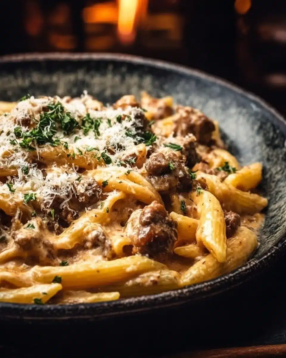 Creamy Beef Pasta 4 High Protein Creamy Beef Pasta Recipe for Quick Weeknight Dinners