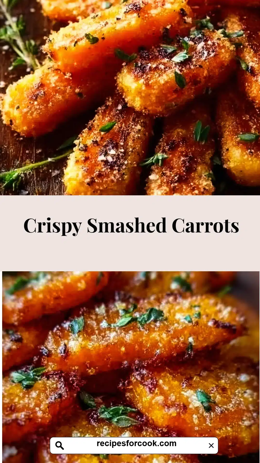 Crispy Smashed Carrots 5 Crispy Smashed Carrots