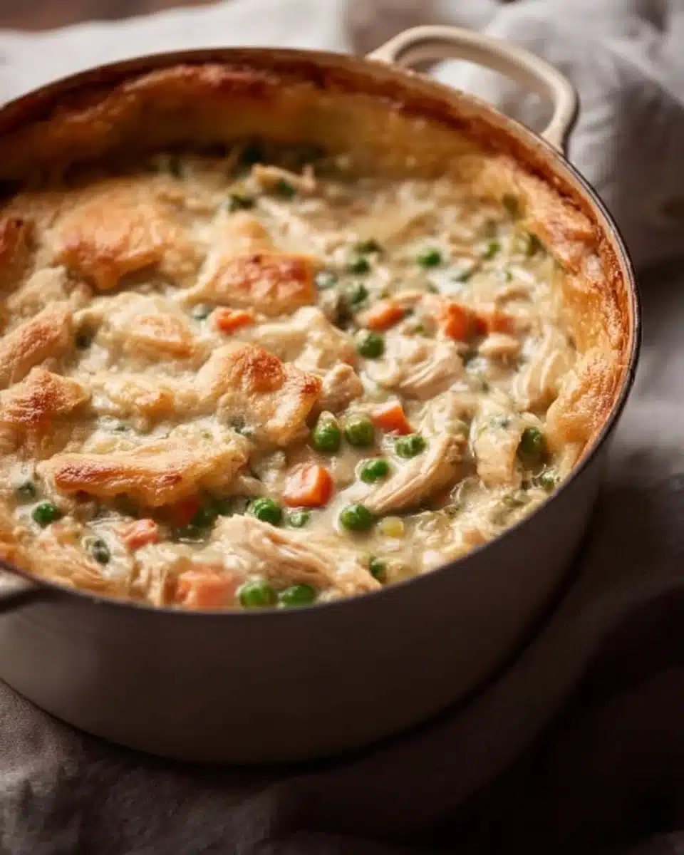 Crustless Chicken Pot Pie 6 Crustless Chicken Pot Pie