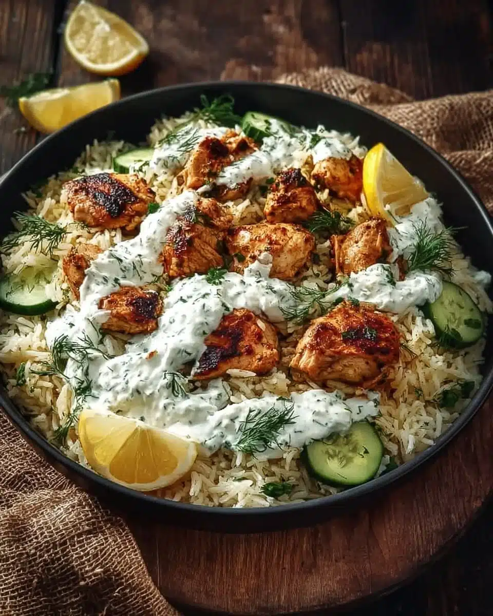 Dump and Bake Chicken Tzatziki Rice 6 Dump And Bake Chicken Tzatziki Rice for Effortless Flavor